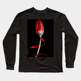 Red Tulip Long Sleeve T-Shirt